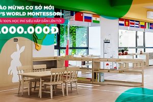 Tuyển sinh Kids World Montessori tháng 8 – 2019
